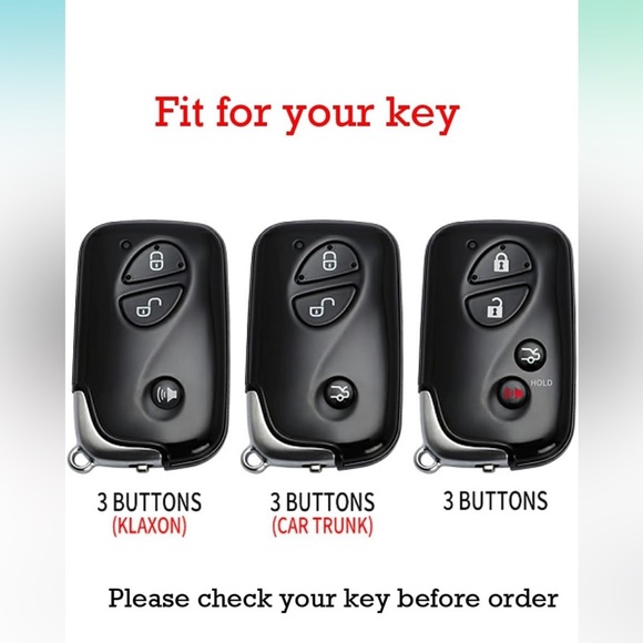 Kunio | NIB sporty Lexus Zinc Alloy Frame Luminous Effect Key Cover w/keychain - Picture 15 of 16